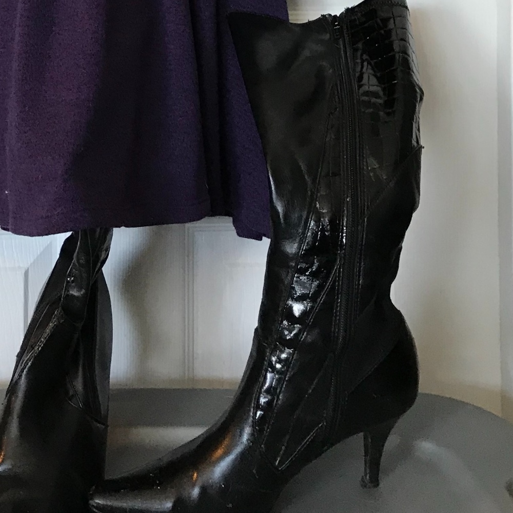 Black Fashion Boots